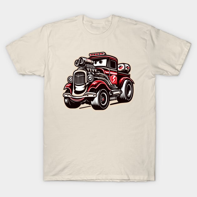 Cartoon car T-Shirt by Vehicles-Art